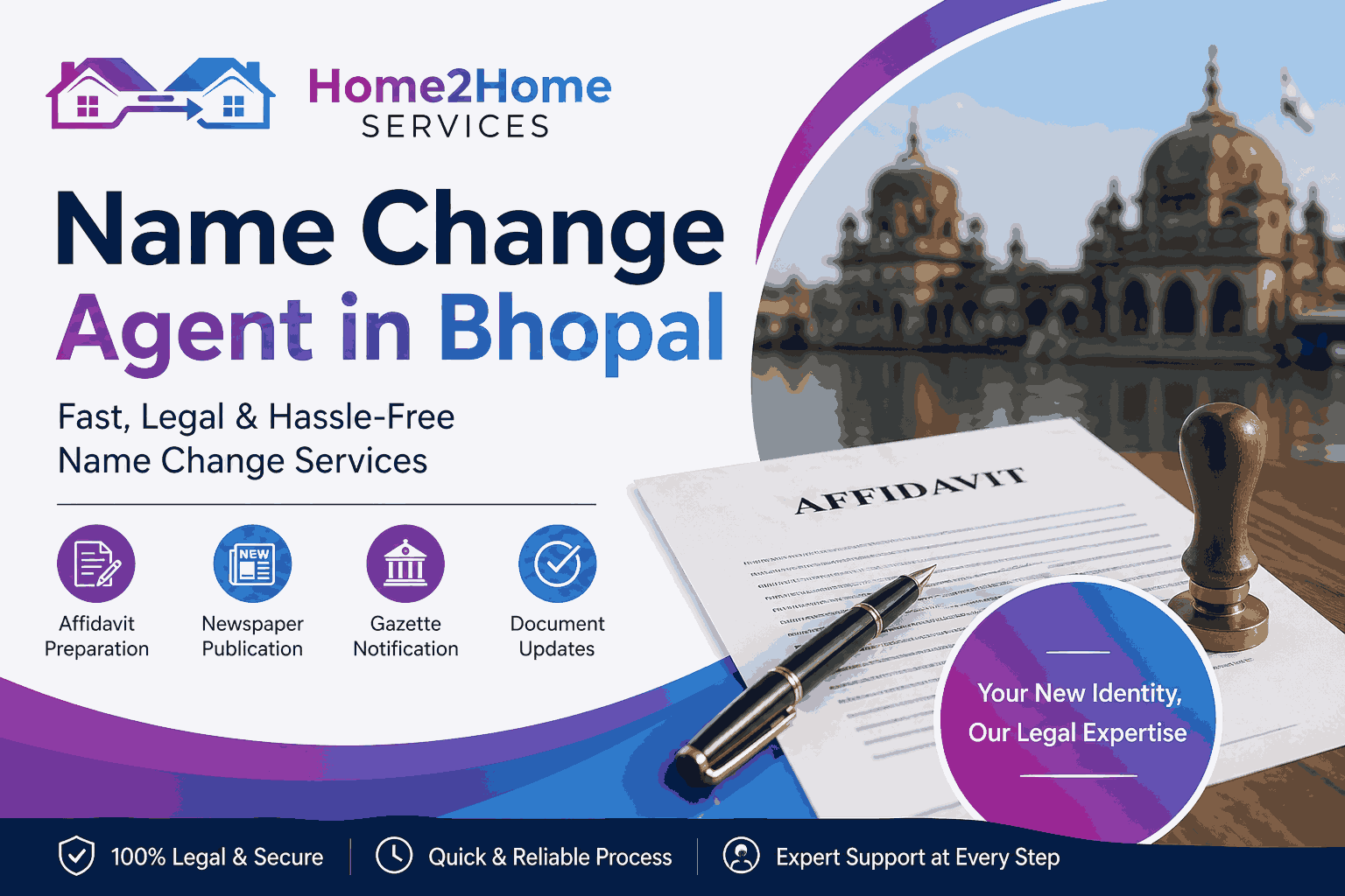 Best Name Change Agent in Bhopal | Name Change Services Bhopal